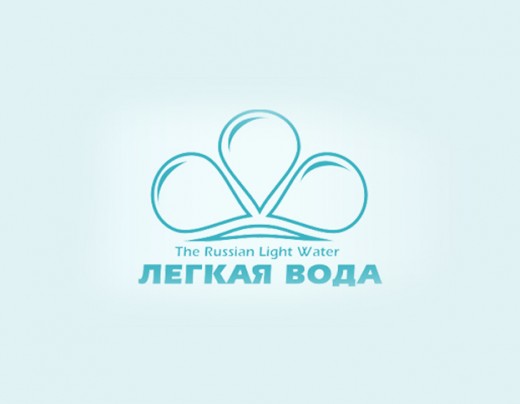 水標志設計圖片-三個水滴的水標志設計