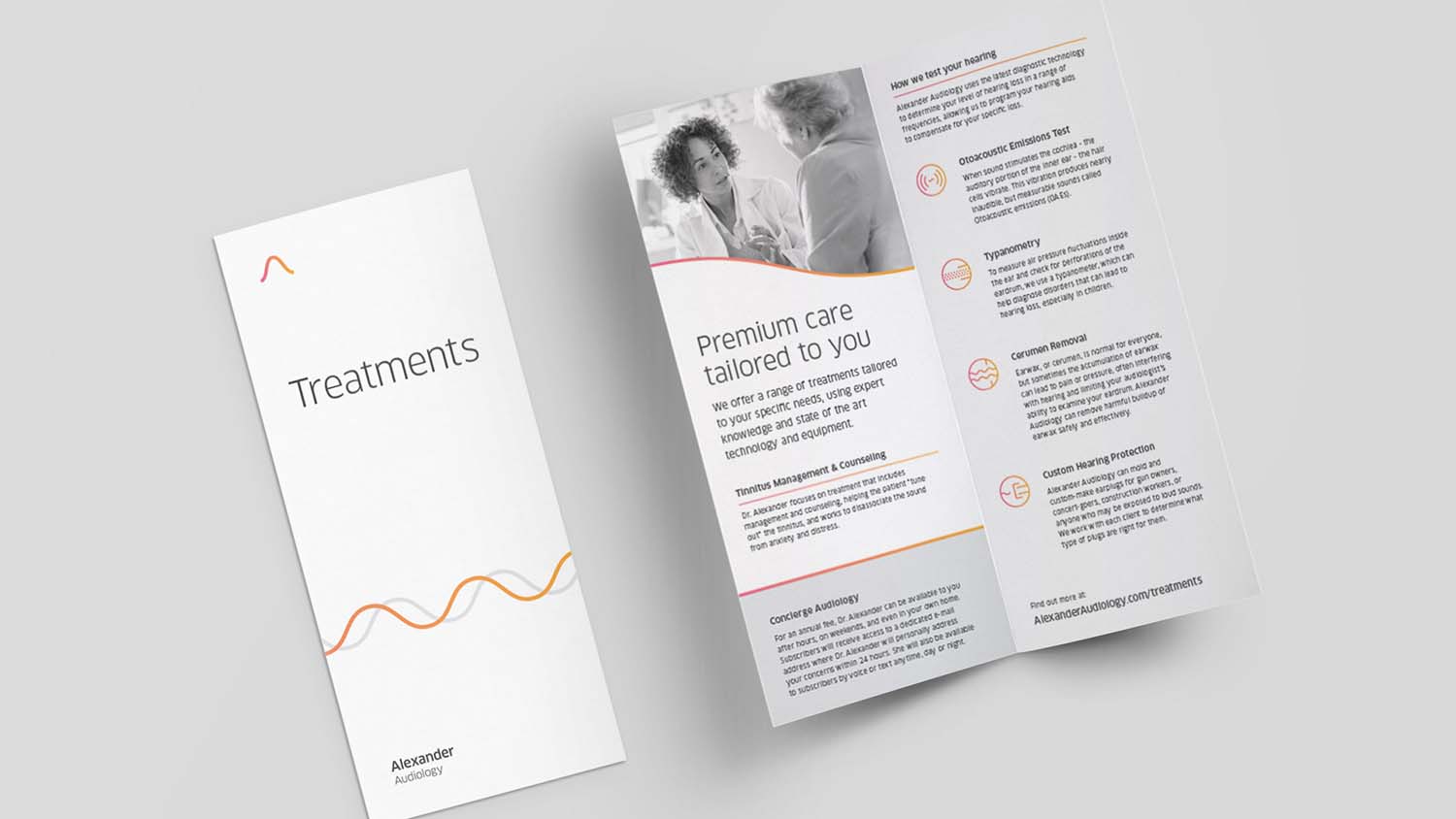 Alexander 聽力訓(xùn)練醫(yī)療機構(gòu)品牌VI設(shè)計-極致簡潔線性設(shè)計