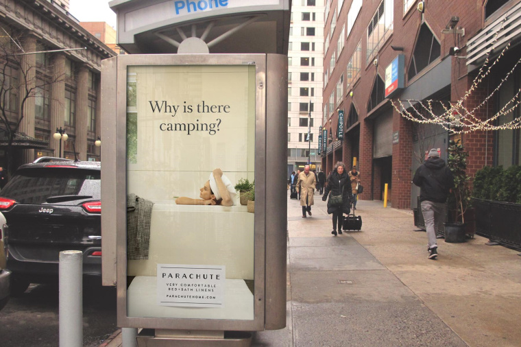 Parachute床單家居服品牌平面創意廣告“使家庭生活回歸慢節奏”篇-為什么要露營？