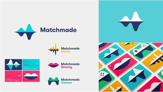 多形態標志logo-Matchmade（智能算法平臺）logo設計