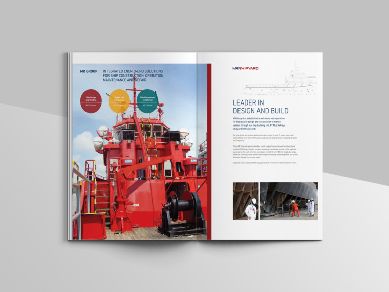 MR Group 船舶建設制造公司宣傳畫冊設計-上海畫冊設計公司