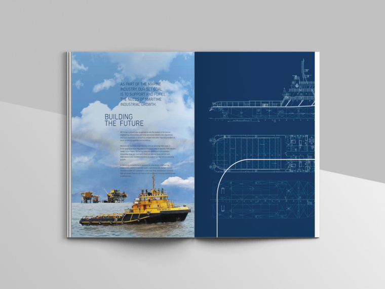 MR Group 船舶建設制造公司宣傳畫冊設計-上海畫冊設計公司