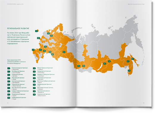 疊加動態色塊Blagosostoyanie養老金基金公司年度報告（年報）宣傳冊設計