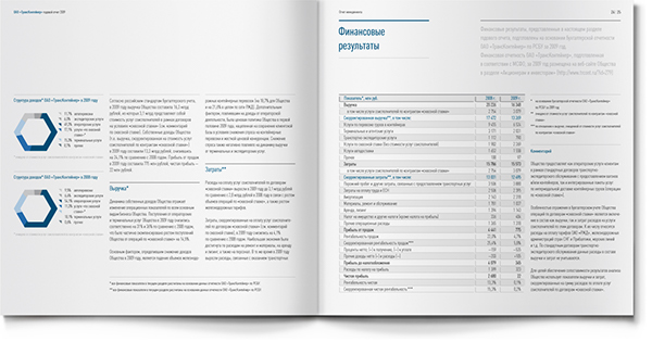 TransContainer 俄羅斯集裝箱貨運營運商年度報告（年報）畫冊設計