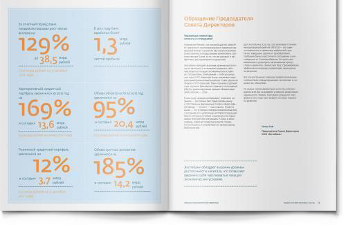 ExpoBank俄羅斯銀行年度報告（年報）畫冊設計“團隊篇”