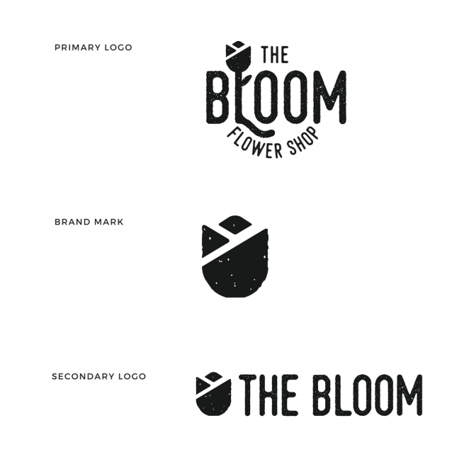 The Bloom 鮮花園藝logo設計-上海logo設計公司