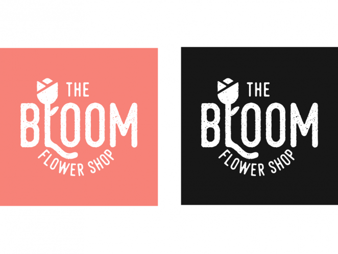 The Bloom 鮮花園藝logo設計-上海logo設計公司