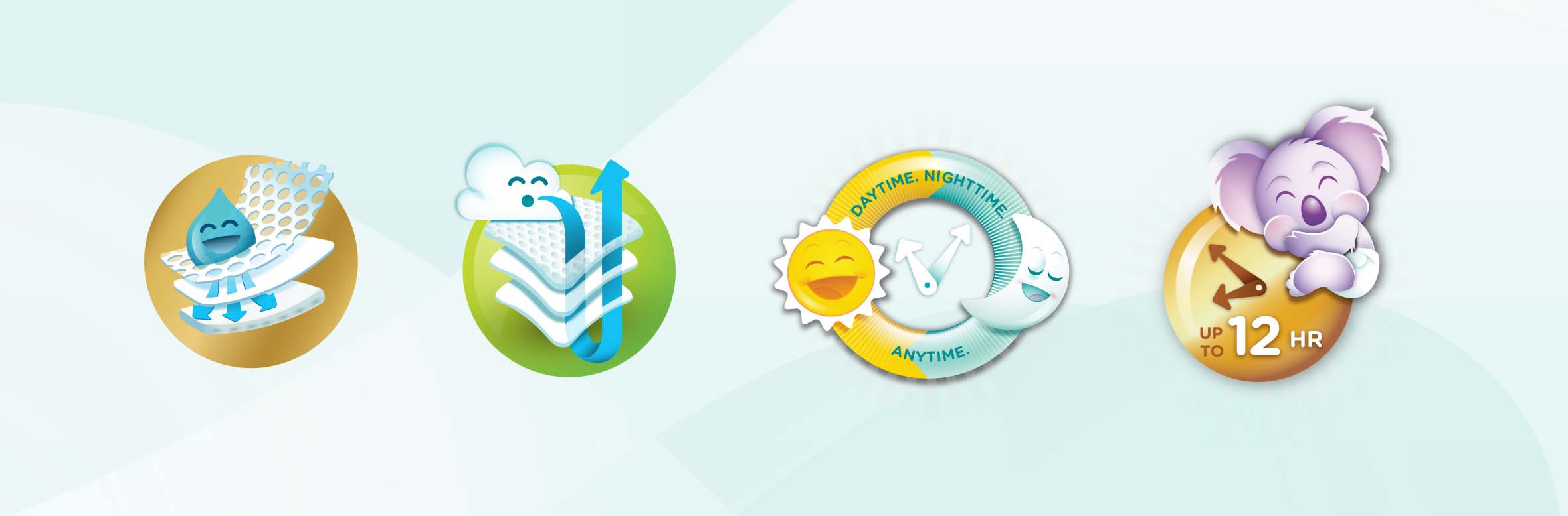 幫寶適嬰兒尿布品牌logo包裝設計