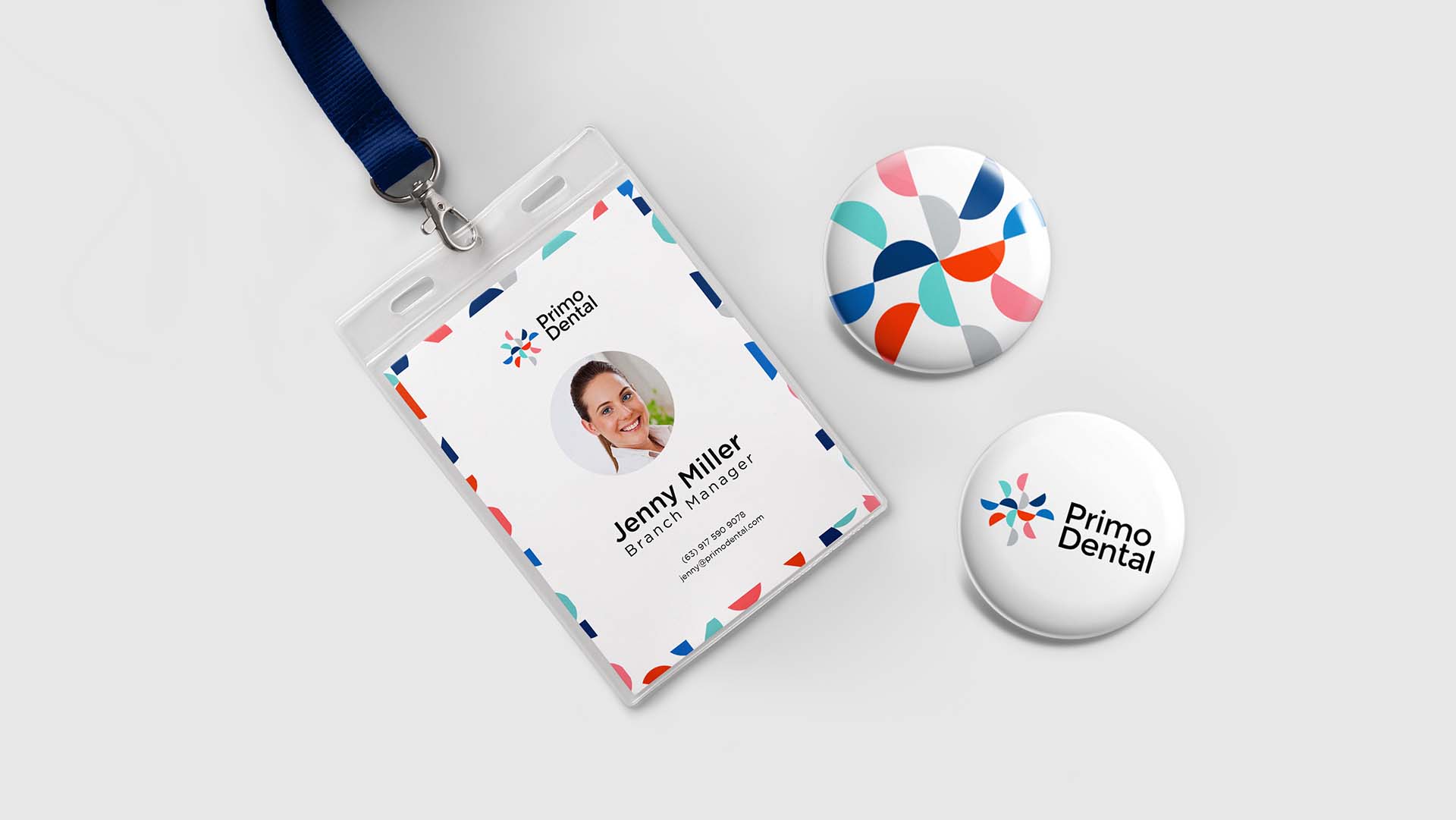 傳達微笑理念的Primo Dental牙科牙醫連鎖機構logo設計品牌VI形象設計