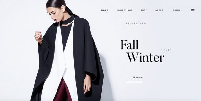 極簡主義網頁設計-負空間