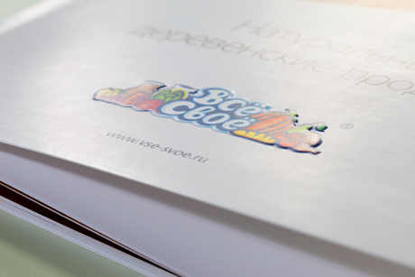 Vse svoe 農(nóng)場(chǎng)健康食材產(chǎn)品宣傳畫冊(cè)設(shè)計(jì)