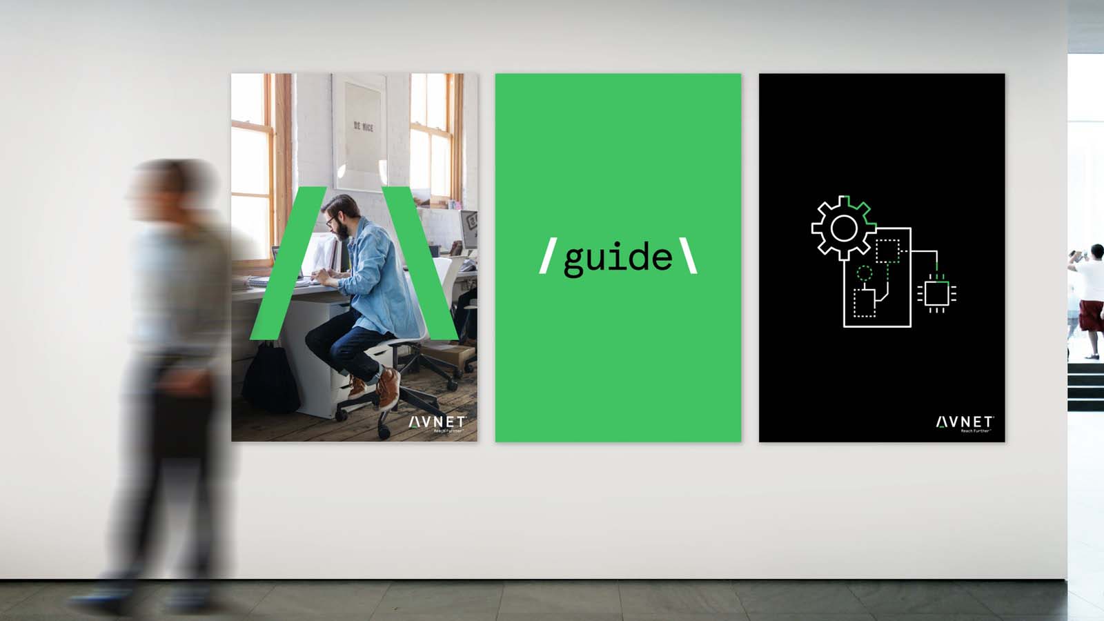 AVNET電子元件集團新品牌logo與視覺形象VI設(shè)計