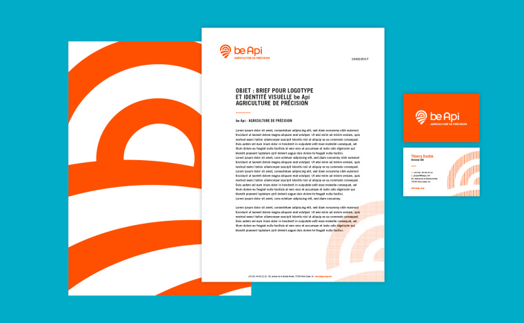 Be Api 法國精準農業合作組織品牌VI視覺識別設計標志設計