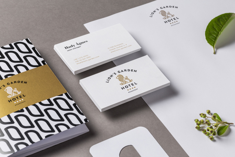 獅子花園酒店獅子標志設計品牌VI設計