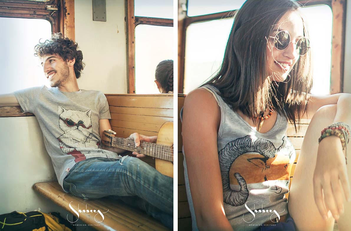 像素民族風格Shabeeg亞美尼亞服裝品牌視覺設計