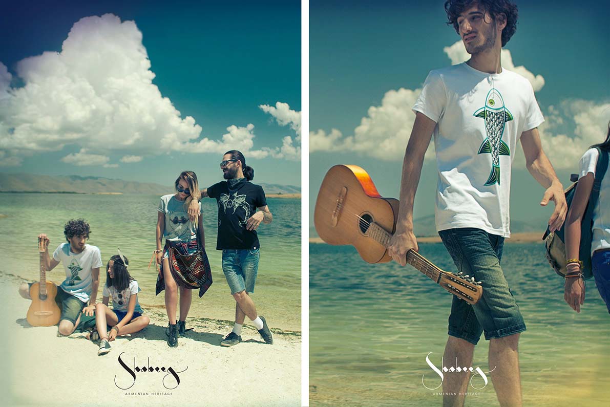 像素民族風格Shabeeg亞美尼亞服裝品牌視覺設計