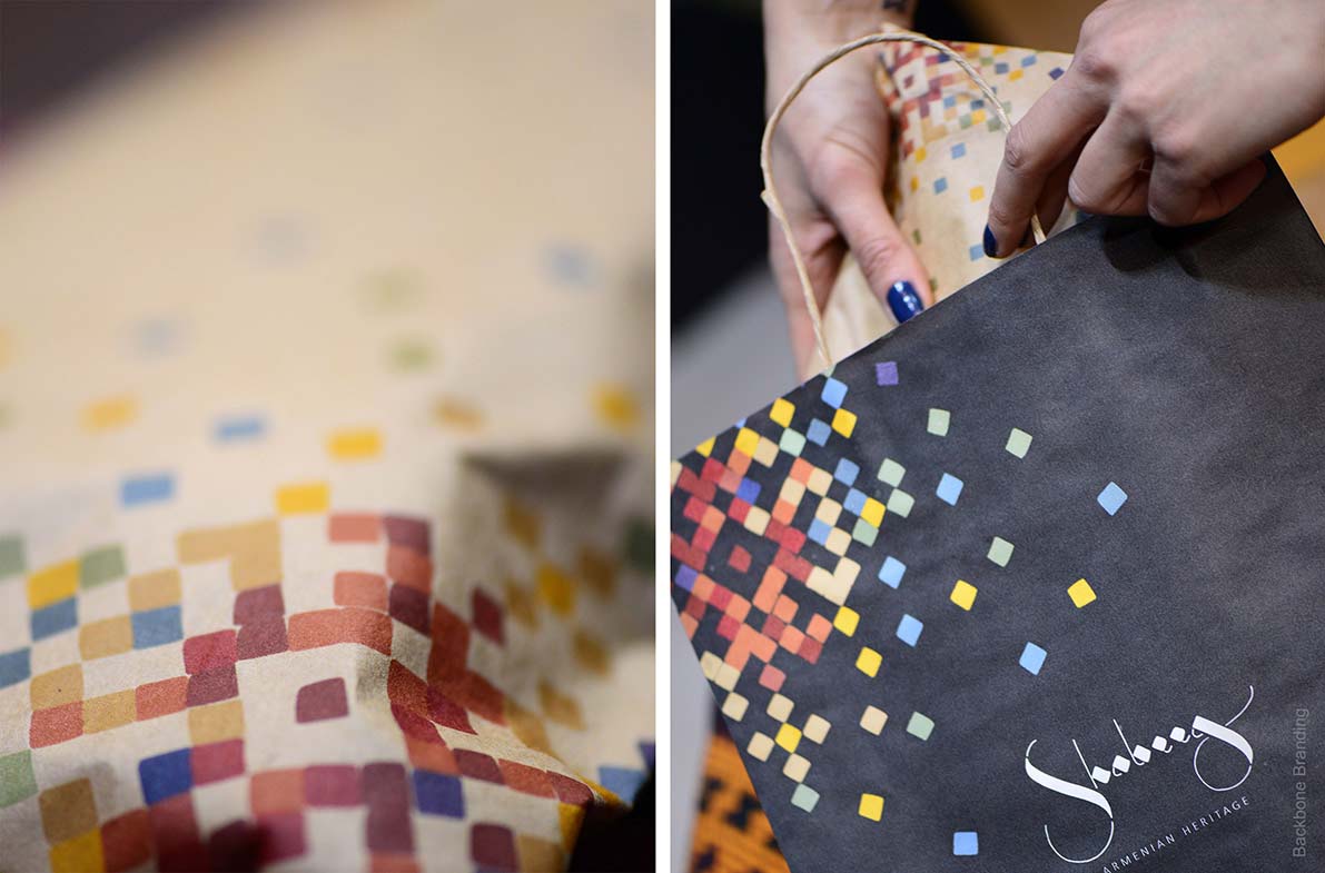 像素民族風格Shabeeg亞美尼亞服裝品牌視覺設計