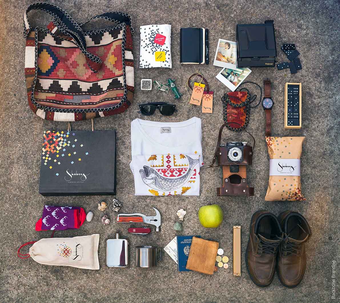 像素民族風格Shabeeg亞美尼亞服裝品牌視覺設計