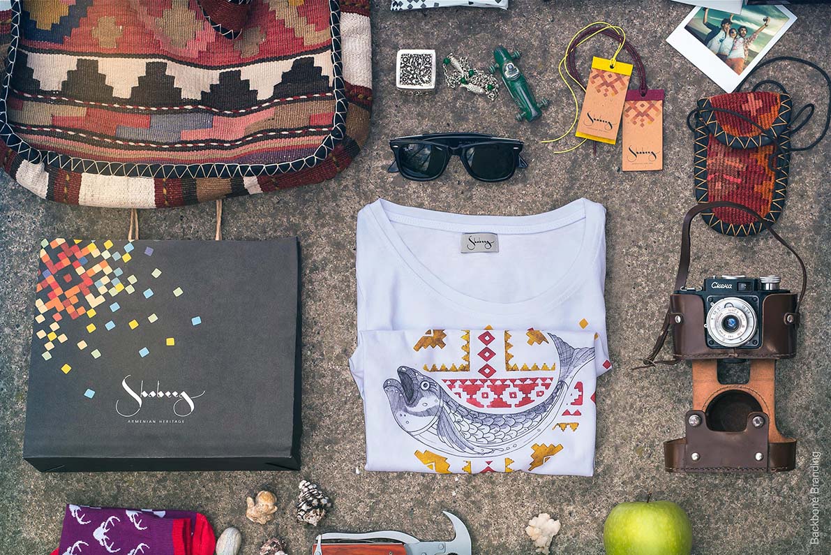 像素民族風格Shabeeg亞美尼亞服裝品牌視覺設計