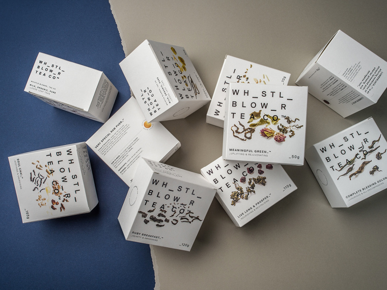 Whistle Blower Tea Co.的茶葉包裝設計-上海包裝設計公司
