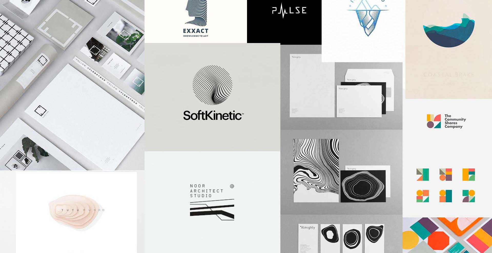 波浪線性風格標志設計VI設計- RSBR巴西地震網絡站品牌形象重塑