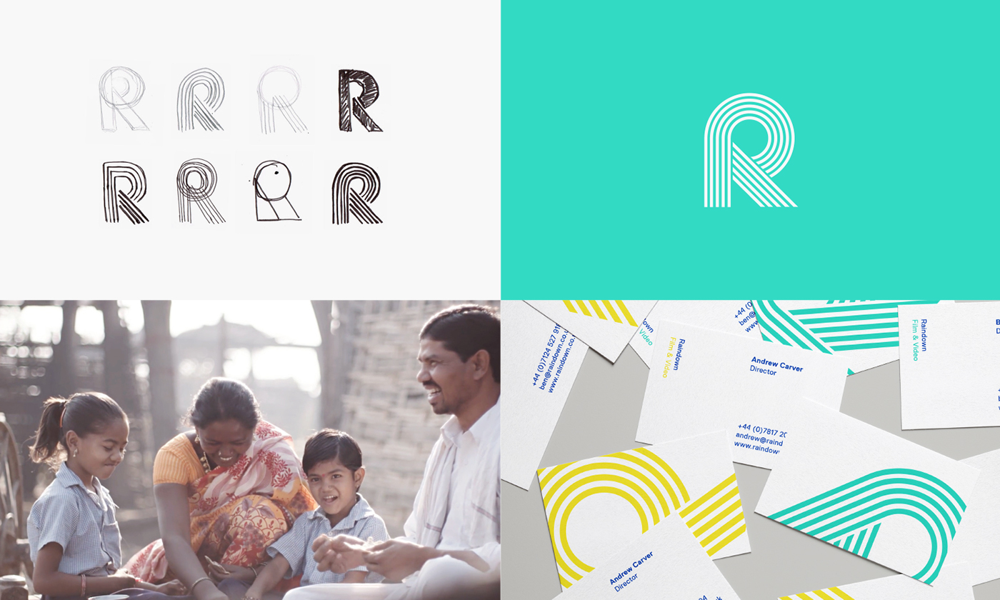 Raindown電影工作室標志設計品牌形象設計