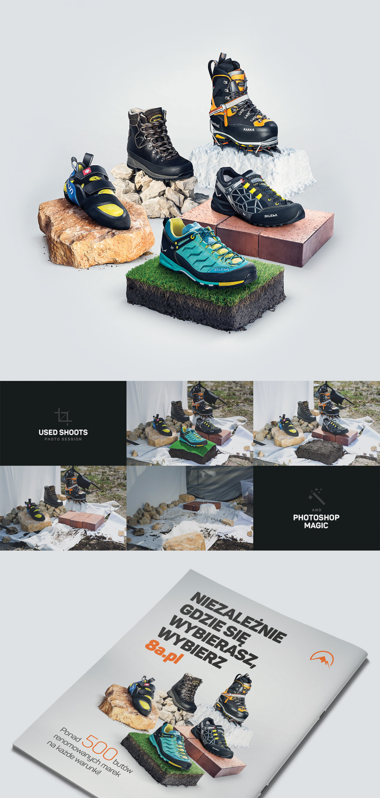 8a戶外探險服飾及裝備店鋪品牌VI形象設計-上海VI設計公司