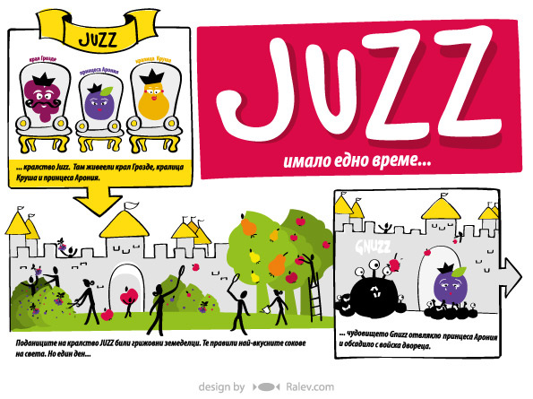 Juzz 有機蘋果果汁品牌插畫設(shè)計-上海品牌設(shè)計公司