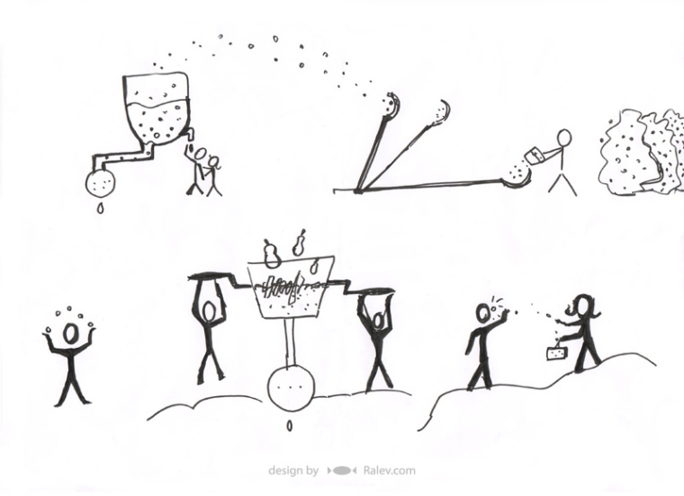 Juzz 有機蘋果果汁品牌插畫設(shè)計-上海品牌設(shè)計公司