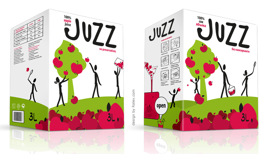 Juzz 有機蘋果果汁包裝設(shè)計-上海包裝設(shè)計公司