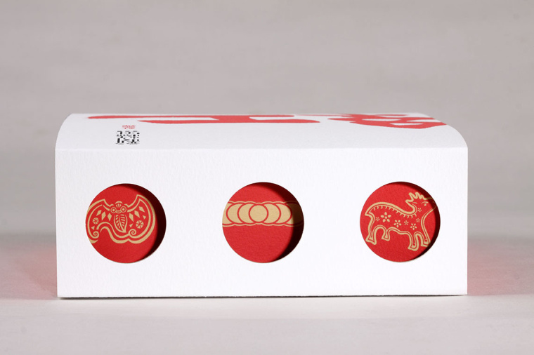 福祿壽中式糕點包裝設計，禮盒包裝結構設計-上海包裝設計公司