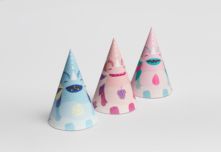 冰淇淋蛋筒造型兒童茶葉創意包裝設計-上海包裝設計公司設計欣賞