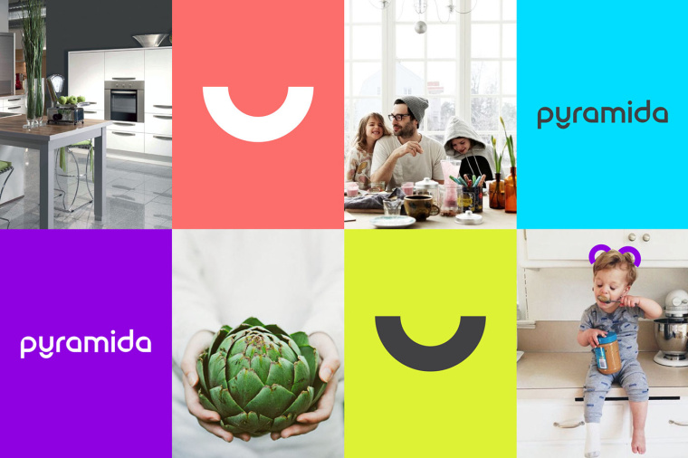 Pyramida 爐具灶具logo設計與時尚風格品牌VI形象設計-上海品牌設計公司