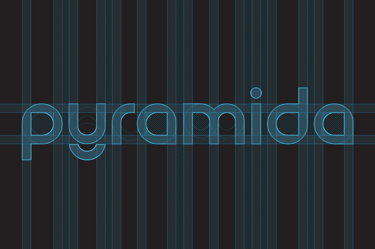 Pyramida 爐具灶具logo字體設計-上海logo設計公司