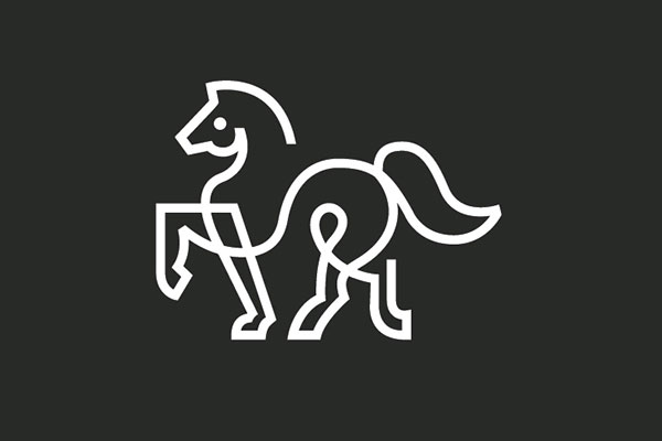 單線線條logo設計2017年10個最受歡迎的或即將到來的logo設計趨勢-上海logo設計公司