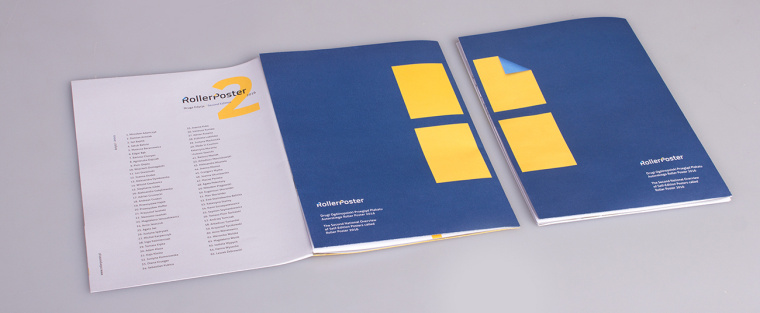 為波蘭海報(bào)展設(shè)計(jì)展做的多重化用途的宣傳冊