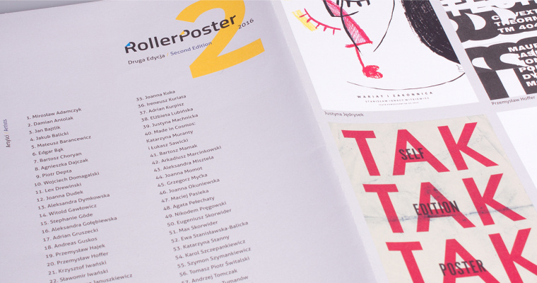 為波蘭海報(bào)展設(shè)計(jì)展做的多重化用途的宣傳冊