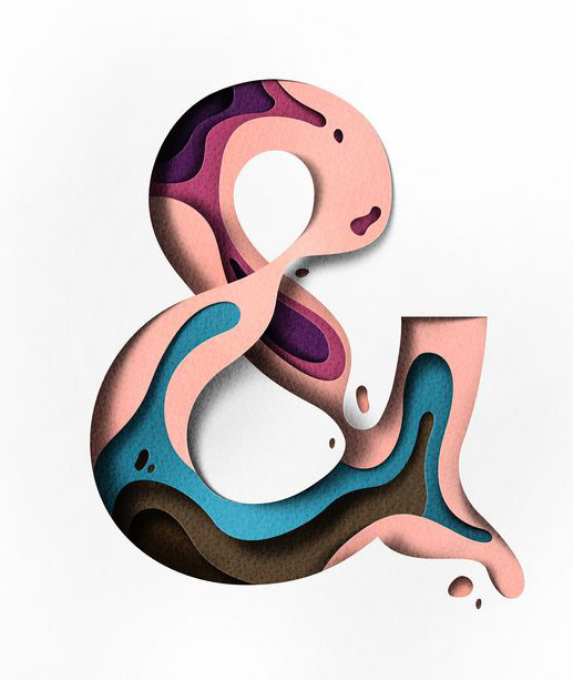 2018年最佳平面設(shè)計(jì)趨勢-終極指南-剪紙插圖