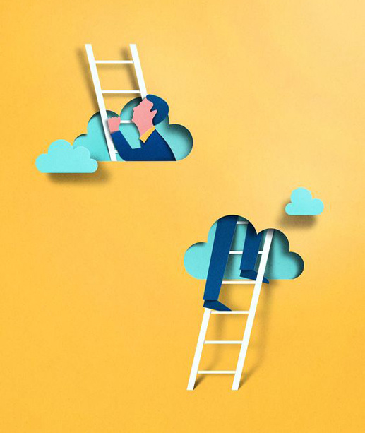 2018年最佳平面設(shè)計(jì)趨勢-終極指南-剪紙插圖