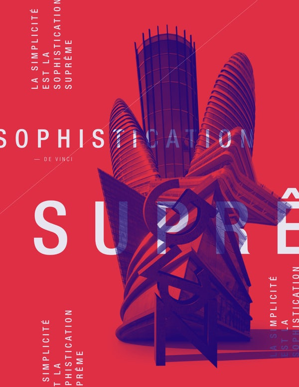 2018年激動人心的平面設(shè)計趨勢-大膽的雙色調(diào)