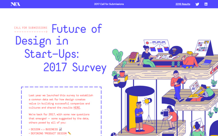 2018年激動人心的平面設(shè)計趨勢-自定義圖形藝術(shù)和插圖