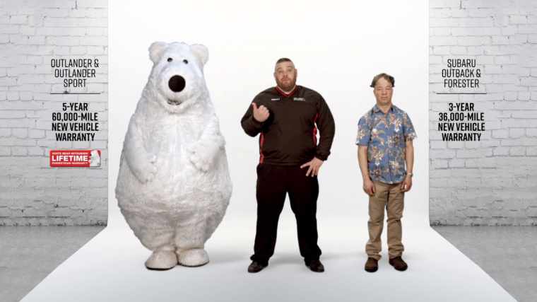 19個(gè)在廣告活動(dòng)中享譽(yù)世界的最佳吉祥物-三菱的白熊bloopers和可愛的失敗