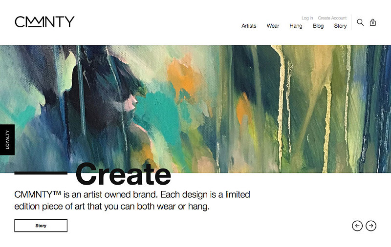 2018網站背景設計五大趨勢-不對稱