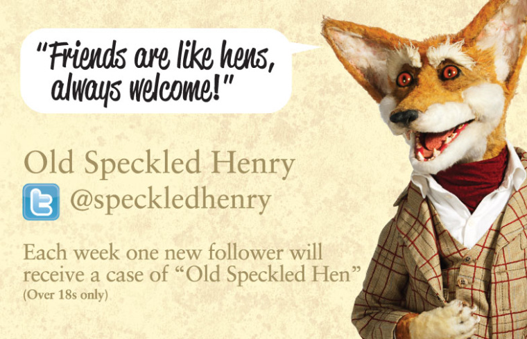 19個(gè)在廣告活動(dòng)中享譽(yù)世界的最佳吉祥物-老斑點(diǎn)母雞——一個(gè)紳士狐貍