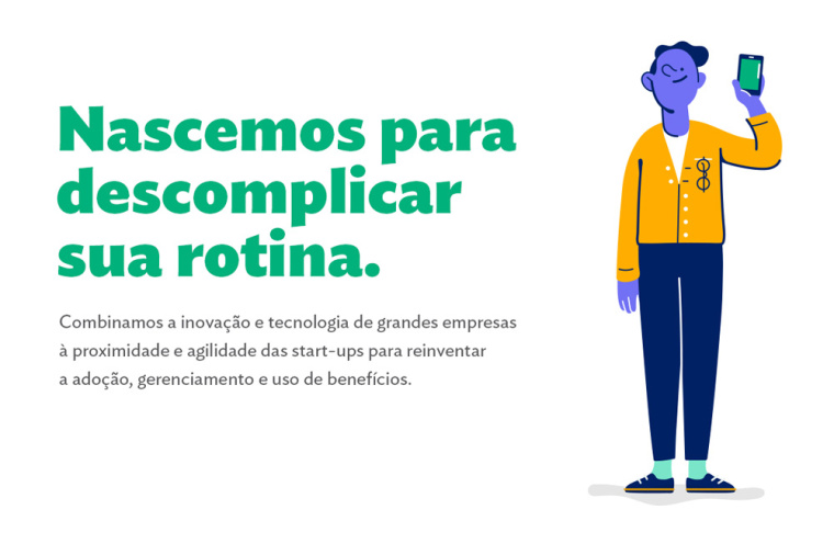 Bene數字金融科技公司個性插畫風VI品牌形象設計