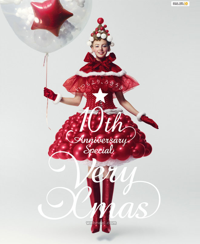 50張最佳圣誕節平面創意廣告海報佳作-上海廣告設計公司