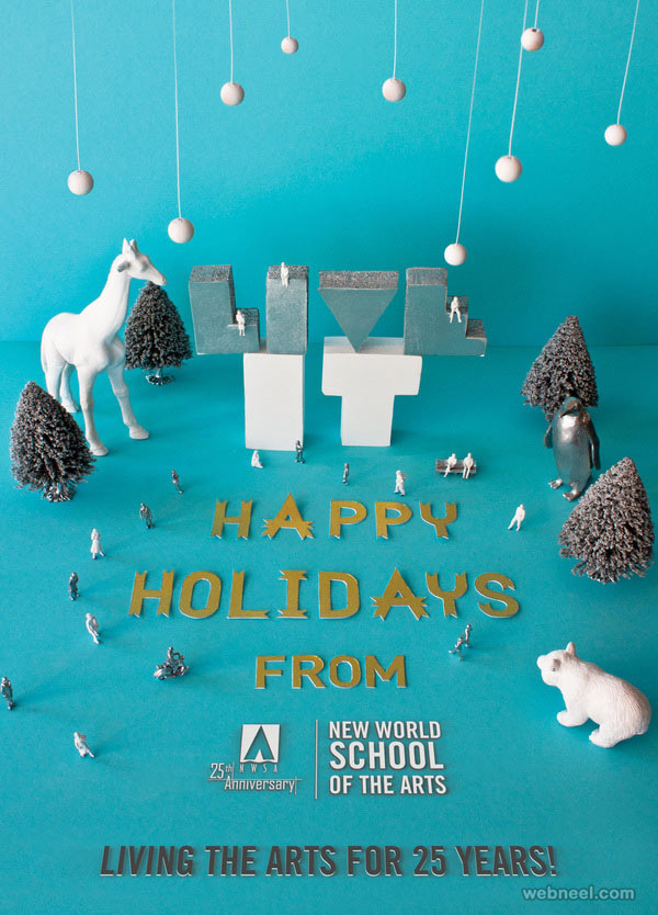 50張最佳圣誕節平面創意廣告佳作-上海廣告設計公司