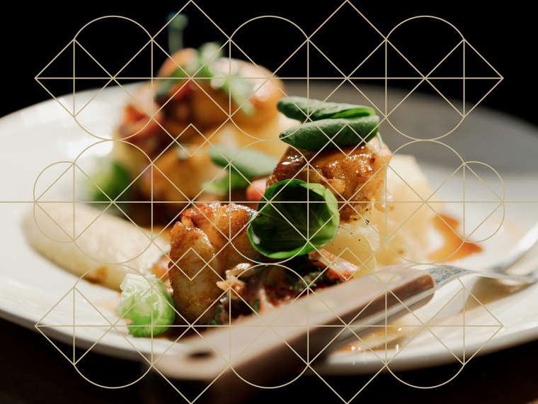 混合傳統與現代性的Louise酒館餐廳logo設計VI設計欣賞