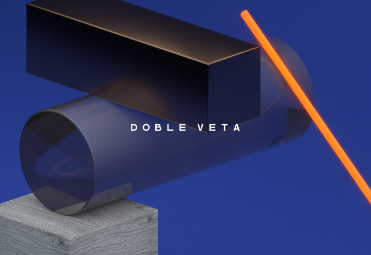 亮色立體效果 Doble Veta 建筑公司VI設計/企業視覺識別VI設計
