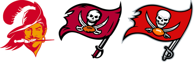 坦帕灣海盜隊(duì)標(biāo)志設(shè)計(jì)更新